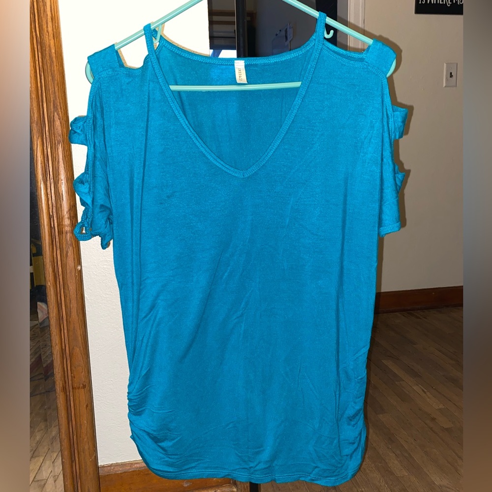 Open Shoulder Blouse
